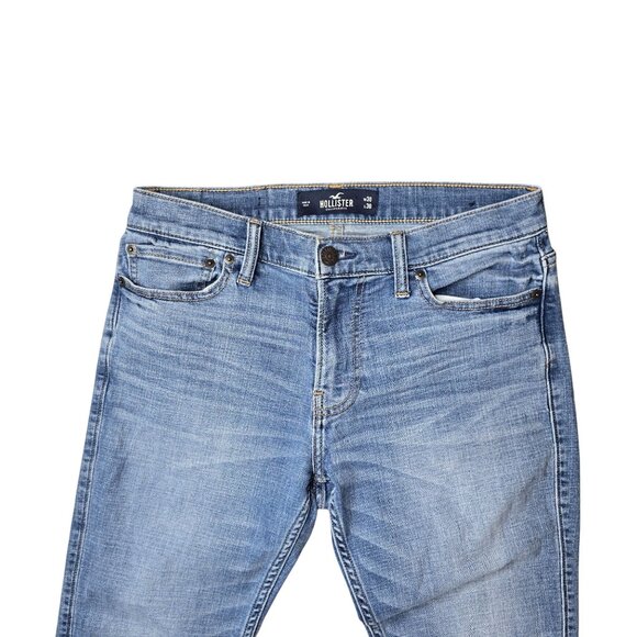 Hollister womens Blue Denim Jeans W30 L30 Straight Fit - Picture 3 of 5